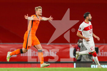 2021-03-24 - Matthijs de Ligt of Netherlands during the FIFA World Cup 2022, Qualifiers, Group G football match between Turkey and Netherlands on March 24, 2021 at Ali Sali Yen Stadium in Istanbul, Turkey - Photo Marcel ter Bals / Orange Pictures / DPPI - WORLD CUP 2020 QUALIFIERS - TURKEY AND NETHERLANDS - FIFA WORLD CUP - SOCCER