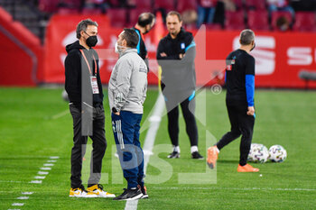 2021-03-25 - Coach Luis Enrique of Spain during the 2022 FIFA World Cup, Qualifiers, Group B football match between Spain and Greece on March 25, 2021 at Estadio Municipal Nuevo Los Carmenes in Granada, Spain - Photo Pablo Morano / Orange Pictures / DPPI - 2022 FIFA WORLD CUP, QUALIFIERS, GROUP B - SPAIN AND GREECE - FIFA WORLD CUP - SOCCER