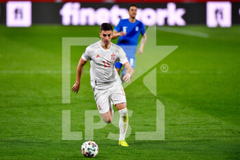 2021-03-25 - Ferran Torres of Spain during the 2022 FIFA World Cup, Qualifiers, Group B football match between Spain and Greece on March 25, 2021 at Estadio Municipal Nuevo Los Carmenes in Granada, Spain - Photo Pablo Morano / Orange Pictures / DPPI - 2022 FIFA WORLD CUP, QUALIFIERS, GROUP B - SPAIN AND GREECE - FIFA WORLD CUP - SOCCER