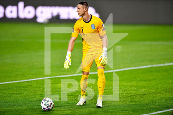2021-03-25 - Odisseas Vlachodimos of Greece during the 2022 FIFA World Cup, Qualifiers, Group B football match between Spain and Greece on March 25, 2021 at Estadio Municipal Nuevo Los Carmenes in Granada, Spain - Photo Pablo Morano / Orange Pictures / DPPI - 2022 FIFA WORLD CUP, QUALIFIERS, GROUP B - SPAIN AND GREECE - FIFA WORLD CUP - SOCCER