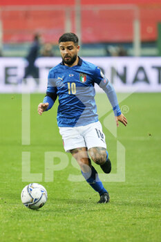 2021-03-25 - Lorenzo Insigne of Italy during the FIFA World Cup 2022, Qualifiers Group C football match between Italy and Northern Ireland on March 25, 2021 at Ennio Tardini stadium in Parma, Italy - Photo Laurent Lairys / DPPI - FIFA WORLD CUP 2022, QUALIFIERS GROUP C - ITALY VS NORTHERN IRELAND - FIFA WORLD CUP - SOCCER