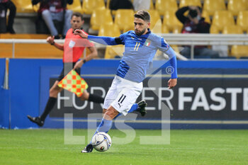 2021-03-25 - Domenico Berardi of Italy during the FIFA World Cup 2022, Qualifiers Group C football match between Italy and Northern Ireland on March 25, 2021 at Ennio Tardini stadium in Parma, Italy - Photo Laurent Lairys / DPPI - FIFA WORLD CUP 2022, QUALIFIERS GROUP C - ITALY VS NORTHERN IRELAND - FIFA WORLD CUP - SOCCER