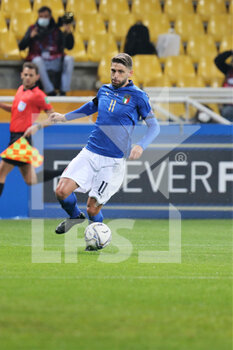 2021-03-25 - Domenico Berardi of Italy during the FIFA World Cup 2022, Qualifiers Group C football match between Italy and Northern Ireland on March 25, 2021 at Ennio Tardini stadium in Parma, Italy - Photo Laurent Lairys / DPPI - FIFA WORLD CUP 2022, QUALIFIERS GROUP C - ITALY VS NORTHERN IRELAND - FIFA WORLD CUP - SOCCER