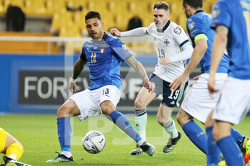 2021-03-25 - Emerson of Italy during the FIFA World Cup 2022, Qualifiers Group C football match between Italy and Northern Ireland on March 25, 2021 at Ennio Tardini stadium in Parma, Italy - Photo Laurent Lairys / DPPI - FIFA WORLD CUP 2022, QUALIFIERS GROUP C - ITALY VS NORTHERN IRELAND - FIFA WORLD CUP - SOCCER
