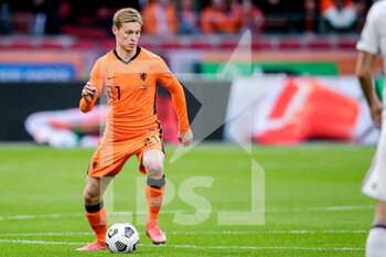 2021-03-27 - Frenkie de Jong of the Netherlands during the 2022 FIFA World Cup, Qualifiers, Group G football match between Netherlands and Latvia on March 27, 2021 at Johan Cruijff ArenA in Amsterdam, Netherlands - Photo Broer van den Boom / Orange Pictures / DPPI - QUALIFICAZIONI AI MONDIALI FIFA 2022 - GRUPPO G - PAESI BASSI VS LETTONIA - FIFA WORLD CUP - SOCCER
