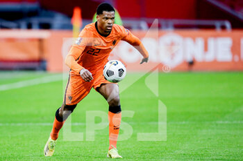 2021-03-27 - Denzel Dumfries of the Netherlands during the 2022 FIFA World Cup, Qualifiers, Group G football match between Netherlands and Latvia on March 27, 2021 at Johan Cruijff ArenA in Amsterdam, Netherlands - Photo Broer van den Boom / Orange Pictures / DPPI - QUALIFICAZIONI AI MONDIALI FIFA 2022 - GRUPPO G - PAESI BASSI VS LETTONIA - FIFA WORLD CUP - SOCCER