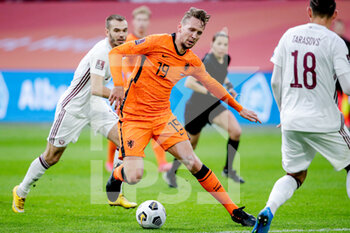2021-03-27 - Luuk de Jong of the Netherlands during the 2022 FIFA World Cup, Qualifiers, Group G football match between Netherlands and Latvia on March 27, 2021 at Johan Cruijff ArenA in Amsterdam, Netherlands - Photo Broer van den Boom / Orange Pictures / DPPI - QUALIFICAZIONI AI MONDIALI FIFA 2022 - GRUPPO G - PAESI BASSI VS LETTONIA - FIFA WORLD CUP - SOCCER