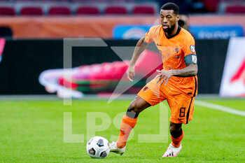 2021-03-27 - Georginio Wijnaldum of the Netherlands during the 2022 FIFA World Cup, Qualifiers, Group G football match between Netherlands and Latvia on March 27, 2021 at Johan Cruijff ArenA in Amsterdam, Netherlands - Photo Broer van den Boom / Orange Pictures / DPPI - QUALIFICAZIONI AI MONDIALI FIFA 2022 - GRUPPO G - PAESI BASSI VS LETTONIA - FIFA WORLD CUP - SOCCER