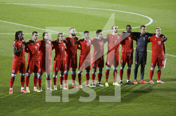 2021-03-30 - Team of Luxembourg poses before the 2022 FIFA World Cup, Qualifiers, Group A football match between Luxembourg and Portugal on March 30, 2021 at Josy Barthel in Luxembourg, Luxembourg - Photo Jean Catuffe / DPPI - MONDIALI FIFA 2022, QUALIFICAZIONI, GRUPPO A - LUSSEMBURGO VS PORTOGALLO - FIFA WORLD CUP - SOCCER