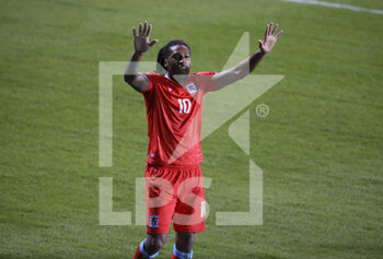 2021-03-30 - Gerson Rodrigues of Luxembourg celebrates his goal during the 2022 FIFA World Cup, Qualifiers, Group A football match between Luxembourg and Portugal on March 30, 2021 at Josy Barthel in Luxembourg, Luxembourg - Photo Jean Catuffe / DPPI - MONDIALI FIFA 2022, QUALIFICAZIONI, GRUPPO A - LUSSEMBURGO VS PORTOGALLO - FIFA WORLD CUP - SOCCER