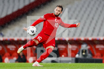 2021-03-30 - Hakan Calhanoglu of Turkey during the 2022 FIFA World Cup, Qualifiers, Group G football match between Turkey and Latvia on March 30, 2021 at Ataturk Olympic Stadium in Istanbul, Turkey - Photo Orange Pictures / DPPI - MONDIALI FIFA 2022, QUALIFICAZIONI, GRUPPO G - TURCHIA VS LETTONIA - FIFA WORLD CUP - SOCCER