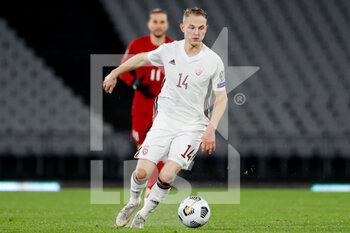 2021-03-30 - Andrejs Ciganiks of Latvia during the 2022 FIFA World Cup, Qualifiers, Group G football match between Turkey and Latvia on March 30, 2021 at Ataturk Olympic Stadium in Istanbul, Turkey - Photo Orange Pictures / DPPI - MONDIALI FIFA 2022, QUALIFICAZIONI, GRUPPO G - TURCHIA VS LETTONIA - FIFA WORLD CUP - SOCCER