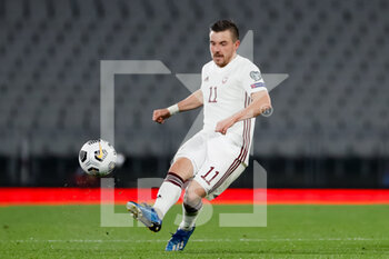 2021-03-30 - Roberts Savajnieks of Latvia during the 2022 FIFA World Cup, Qualifiers, Group G football match between Turkey and Latvia on March 30, 2021 at Ataturk Olympic Stadium in Istanbul, Turkey - Photo Orange Pictures / DPPI - MONDIALI FIFA 2022, QUALIFICAZIONI, GRUPPO G - TURCHIA VS LETTONIA - FIFA WORLD CUP - SOCCER
