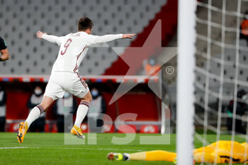 2021-03-30 - Davis Ikaunieks of Latvia celebrates after scoring his sides third goal during the 2022 FIFA World Cup, Qualifiers, Group G football match between Turkey and Latvia on March 30, 2021 at Ataturk Olympic Stadium in Istanbul, Turkey - Photo Orange Pictures / DPPI - MONDIALI FIFA 2022, QUALIFICAZIONI, GRUPPO G - TURCHIA VS LETTONIA - FIFA WORLD CUP - SOCCER