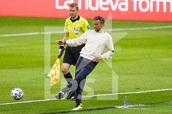 2021-03-31 - Coach Luis Enrique of Spain during the 2022 FIFA World Cup, Qualifiers, Group B football match between Spain and Kosovo on March 31, 2021 at Estadio Olimpico in Seville, Spain - Photo Pablo Morano / Orange Pictures / DPPI - MONDIALI FIFA 2022, QUALIFICAZIONI, GRUPPO B - SPAGNA VS KOSOVO - FIFA WORLD CUP - SOCCER