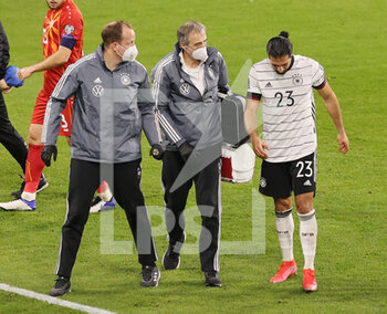 2021-03-31 - Emre Can of Germany dejected during the 2022 FIFA World Cup, Qualifiers, Group J football match between Germany and North Macedonia on March 31, 2021 at Schauinsland-Reisen-Arena in Duisburg, Germany - Photo Ralf Ibing / firo Sportphoto / DPPI - MONDIALI FIFA 2022, QUALIFICAZIONI, GRUPPO J - GERMANIA VS MACEDONIA DEL NORD - FIFA WORLD CUP - SOCCER