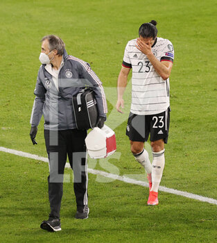 2021-03-31 - Emre Can of Germany dejected during the 2022 FIFA World Cup, Qualifiers, Group J football match between Germany and North Macedonia on March 31, 2021 at Schauinsland-Reisen-Arena in Duisburg, Germany - Photo Ralf Ibing / firo Sportphoto / DPPI - MONDIALI FIFA 2022, QUALIFICAZIONI, GRUPPO J - GERMANIA VS MACEDONIA DEL NORD - FIFA WORLD CUP - SOCCER