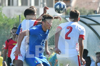 2019-09-09 - Stepahne Cueni Svizzera Roberto Piccoli Italia - AMICHEVOLE 2019 INTERNAZIONALE UNDER 19 - ITALIA U19 VS SVIZZERA U19 - FRIENDLY MATCH - SOCCER