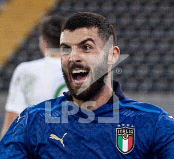 2020-10-13 - PATRICK CUTRONE ITALY HAPPINESS AFTER SCORING A GOLA - QUALIFICAZIONI EUROPEI - ITALIA U21 VS IRLANDA - UEFA EUROPEAN - SOCCER