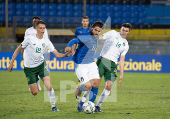2020-10-13 - RICCARDO SOTTIL ITALY - DANIEL GRANT IRELAND - WILLIAM SMALLBONE IRELAND  - QUALIFICAZIONI EUROPEI - ITALIA U21 VS IRLANDA - UEFA EUROPEAN - SOCCER