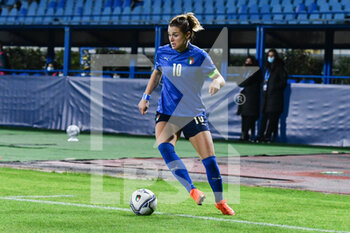 2020-10-27 - Cristiana Girelli (Italy) - QUALIFICAZIONE EURO 2022 - ITALIA FEMMINILE VS DANIMARCA - UEFA EUROPEAN - SOCCER