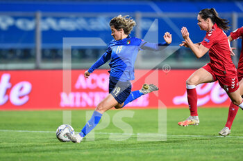 2020-10-27 - Valentina Giacinti (Italy) scores a goal - QUALIFICAZIONE EURO 2022 - ITALIA FEMMINILE VS DANIMARCA - UEFA EUROPEAN - SOCCER