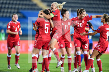 2020-10-27 - Denmark players celebrate the victory - QUALIFICAZIONE EURO 2022 - ITALIA FEMMINILE VS DANIMARCA - UEFA EUROPEAN - SOCCER