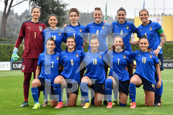 2021-04-10 - Line-up Italy - AMICHEVOLE - ITALIA FEMMINILE VS ISLANDA - FRIENDLY MATCH - SOCCER
