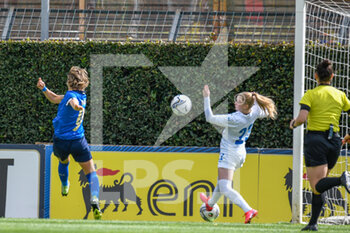 2021-04-13 - Valentina Giacinti (Italy) shots on goal and realizes the advantage of Italy - AMICHEVOLE - ITALIA FEMMINILE VS ISLANDA - FRIENDLY MATCH - SOCCER