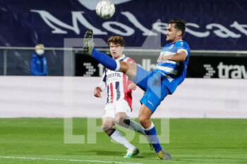 2020-10-24 - Mats Kohlert of Willem II, Sam Kersten of pec zwolle during the Netherlands championship Eredivisie football match between PEC Zwolle and Willem II on October 24, 2020 at MAC3PARK Stadium in Zwolle, The Netherlands - Photo Raymond Smit / Orange Pictures / DPPI - PEC ZWOLLE VS WILLEM II - NETHERLANDS EREDIVISIE - SOCCER