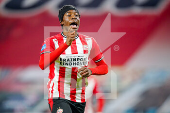 2020-11-01 - Noni Madueke of PSV Eindhoven celebrating his goal during the Netherlands championship Eredivisie football match between PSV and ADO Den Haag on November 01, 2020 at the Philips stadium in Eindhoven, Netherlands - Photo Jeroen Meuwsen / Orange Pictures / DPPI - PSV AND ADO DEN HAAG - NETHERLANDS EREDIVISIE - SOCCER