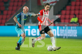 2020-11-29 - Bryan Smeets of Sparta Rotterdam, Adrian Fein of PSV during the Netherlands championship Eredivisie football match between PSV and Sparta Rotterdam on november 29, 2020 at Philips Stadion in Eindhoven, Netherlands - Photo Perry vd Leuvert / Orange Pictures / DPPI - PSV VS SPARTA ROTTERDAM - NETHERLANDS EREDIVISIE - SOCCER