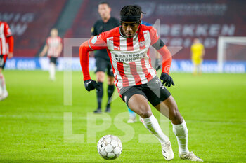 2020-11-29 - Noni Madueke of PSV during the Netherlands championship Eredivisie football match between PSV and Sparta Rotterdam on november 29, 2020 at Philips Stadion in Eindhoven, Netherlands - Photo Perry vd Leuvert / Orange Pictures / DPPI - PSV VS SPARTA ROTTERDAM - NETHERLANDS EREDIVISIE - SOCCER