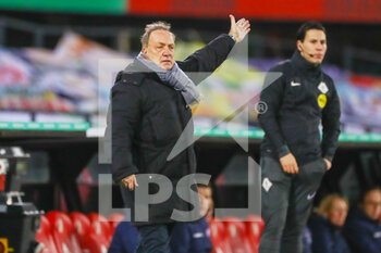 2021-01-13 - Coach Dick Advocaat of Feyenoord during the Netherlands championship Eredivisie football match between Feyenoord and PEC Zwolle on January 13, 2021 at De Kuip in Rotterdam, Netherlands - Photo Marcel ter Bals / Orange Pictures / DPPI - FEYENOORD VS PEC ZWOLLE - NETHERLANDS EREDIVISIE - SOCCER