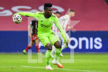 2021-01-17 - Andre Onana of Ajax during the Netherlands championship Eredivisie football match between Ajax and Feyenoord on January 17, 2021 at Johan Cruijff Arena in Amsterdam, Netherlands - Photo Yannick Verhoeven / Orange Pictures / DPPI - AJAX AND FEYENOORD - NETHERLANDS EREDIVISIE - SOCCER