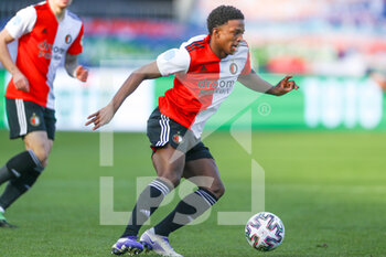 2021-01-31 - Tyrell Malacia of Feyenoord during the Netherlands championship Eredivisie football match between Feyenoord and PSV on January 31, 2021 at De Kuip in Rotterdam, Netherlands - Photo Marcel ter Bals / Orange Pictures / DPPI - FEYENOORD AND PSV - NETHERLANDS EREDIVISIE - SOCCER