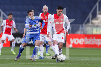 2021-03-14 - Eliano Reijnders of PEC Zwolle, Edson Alvarez of Ajax during the Netherlands championship Eredivisie football match between PEC Zwolle and Ajax on March 14, 2021 at MAC3PARK stadion in Zwolle, Netherlands - Photo Marcel ter Bals / Orange Pictures / DPPI - PEC ZWOLLE AND AJAX - NETHERLANDS EREDIVISIE - SOCCER