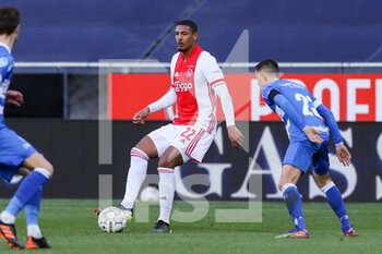 2021-03-14 - Sebastien Haller of Ajax, Eliano Reijnders of PEC Zwolle during the Netherlands championship Eredivisie football match between PEC Zwolle and Ajax on March 14, 2021 at MAC3PARK stadion in Zwolle, Netherlands - Photo Marcel ter Bals / Orange Pictures / DPPI - PEC ZWOLLE AND AJAX - NETHERLANDS EREDIVISIE - SOCCER