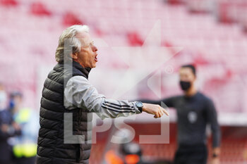2021-05-06 - Coach Jorge Jesus of Benfica during the Portuguese championship Liga NOS football match between SL Benfica and FC Porto on May 6, 2021 at Estadio da Luz in Benfica, Portugal - Photo Joao Rico / ProSportsImages / DPPI - SL BENFICA VS FC PORTO - PORTUGUESE PRIMEIRA LIGA - SOCCER