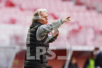 2021-05-06 - Coach Jorge Jesus of Benfica during the Portuguese championship Liga NOS football match between SL Benfica and FC Porto on May 6, 2021 at Estadio da Luz in Benfica, Portugal - Photo Joao Rico / ProSportsImages / DPPI - SL BENFICA VS FC PORTO - PORTUGUESE PRIMEIRA LIGA - SOCCER