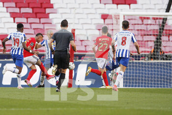 2021-05-06 - Everton of Benfica scores a goal during the Portuguese championship Liga NOS football match between SL Benfica and FC Porto on May 6, 2021 at Estadio da Luz in Benfica, Portugal - Photo Joao Rico / ProSportsImages / DPPI - SL BENFICA VS FC PORTO - PORTUGUESE PRIMEIRA LIGA - SOCCER