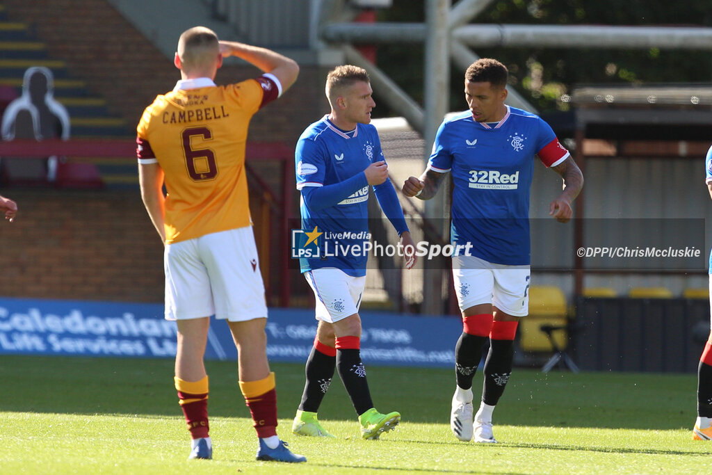 Motherwell vs Rangers - SCOTTISH PREMIERSHIP - SOCCER