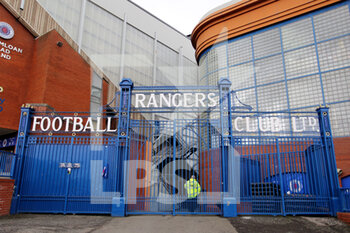 2020-10-25 - General outside view before the Scottish championship Premiership football match between Rangers and Livingston on October 25, 2020 at Ibrox in Glasgow, Scotland - Photo Chris McCluskie / ProSportsImages / DPPI - RANGERS VS LIVINGSTON - SCOTTISH PREMIERSHIP - SOCCER