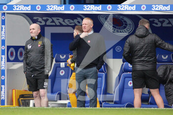 2020-10-25 - Livingston coach Gary Holt during the Scottish championship Premiership football match between Rangers and Livingston on October 25, 2020 at Ibrox in Glasgow, Scotland - Photo Chris McCluskie / ProSportsImages / DPPI - RANGERS VS LIVINGSTON - SCOTTISH PREMIERSHIP - SOCCER