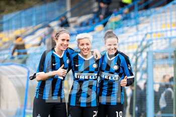 2019-11-16 - Regina Baresi (Inter), Stefania Tarenzi (Inter) e Lisa Alborghetti (Inter) - INTER VS OROBICA BERGAMO - ITALIAN SERIE A WOMEN - SOCCER
