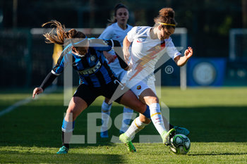 2019-12-08 - Gloria Marinelli (Inter) e Angelica Soffia (Roma) - INTER VS ROMA - ITALIAN SERIE A WOMEN - SOCCER
