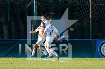 2019-12-08 - Andressa Alvas da Silva (Roma) esultanza gol - INTER VS ROMA - ITALIAN SERIE A WOMEN - SOCCER