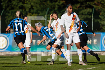2019-12-08 - Stefania Tarenzi (Inter) esultanza gol - INTER VS ROMA - ITALIAN SERIE A WOMEN - SOCCER
