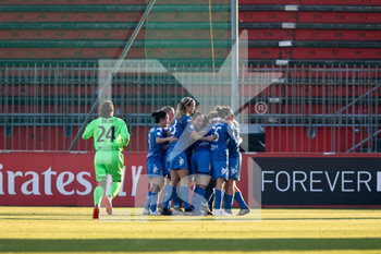 2020-01-12 - Empoli Ladies festeggia il gol - MILAN VS EMPOLI LADIES - ITALIAN SERIE A WOMEN - SOCCER