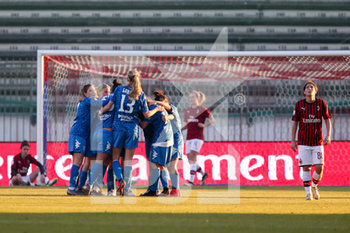 2020-01-12 - Empoli Ladies festeggia il gol - MILAN VS EMPOLI LADIES - ITALIAN SERIE A WOMEN - SOCCER